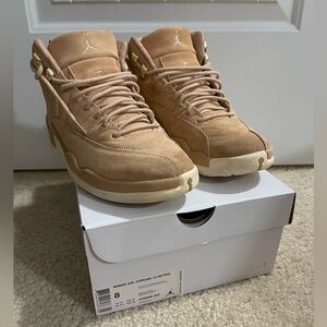 WMNS AIR JORDAN 12 RETRO ( Vachetta Tan/Metallic Gold)